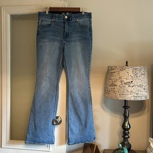 #C009 WHBM Skinny Flare Denim Jeans (10S)